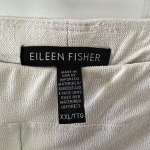 Eileen Fisher Off-White Crepe pants